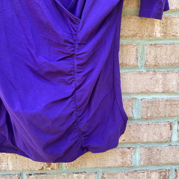 Elegant Purple Women's Top - Picture 2 of 5